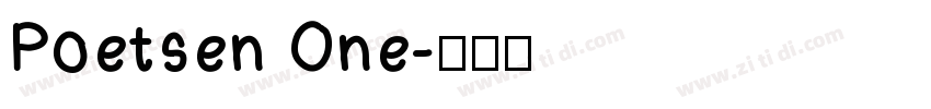 Poetsen One字体转换